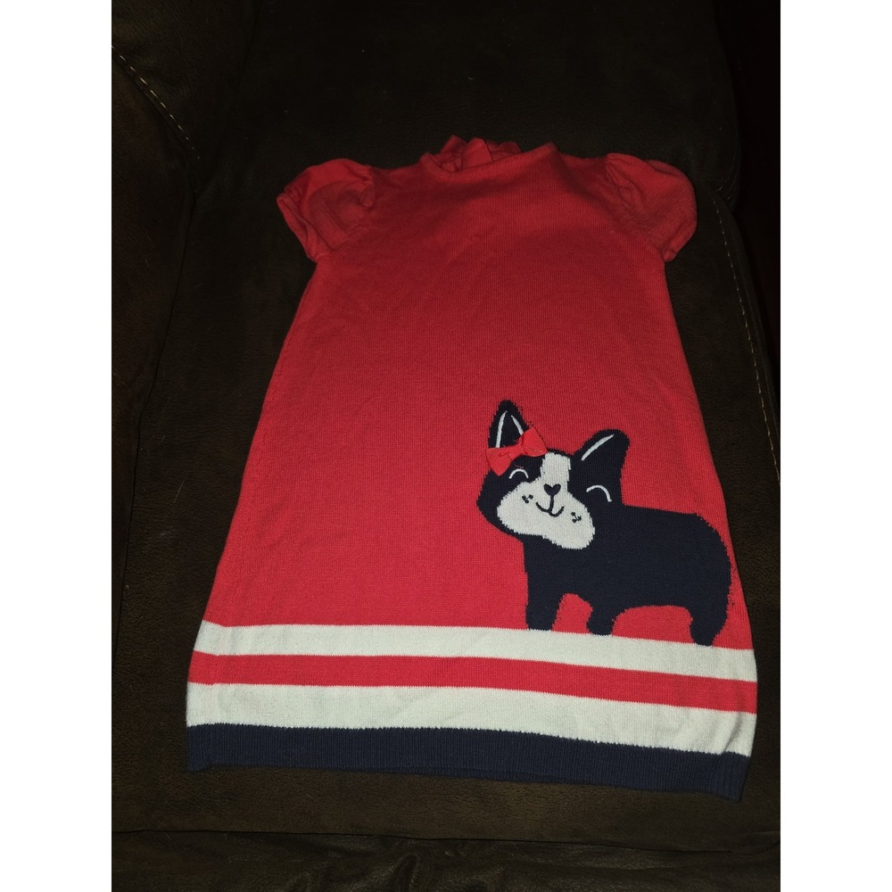 Gymboree ciao puppy sweater dress dog size 3t